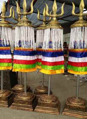 苏勒德 苏鲁锭蒙古战旗 蒙古特色装饰品摆设大型工艺品摆件苏力德