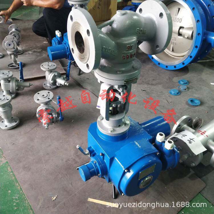 索越供应碳钢材质焊接式电动截止阀J961Y-250C DN150高温高压蒸汽