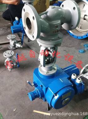 SY电动截止阀J941H-25P-DN80手电一体化不锈钢材质法兰连接