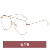 高档眼镜女韩潮流近防辐射蓝光版 网红大镜框平面光护眼视睛素抗颜
