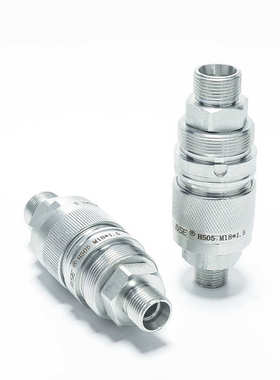 【液压快速接头】H505系列碳钢螺纹式连接 气动液压快速接头