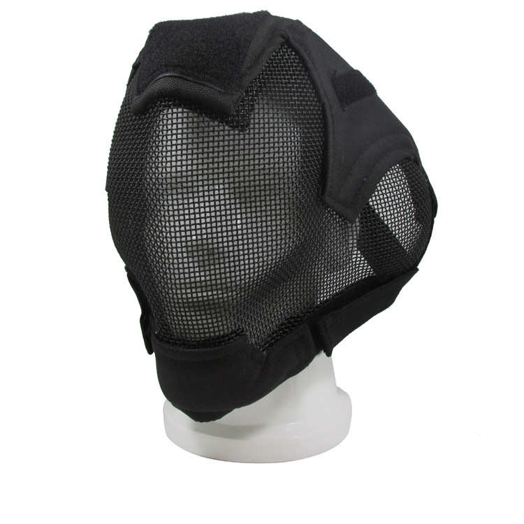 厂家 野战户外 使命召唤全脸钢丝网防护面罩V6防护面具