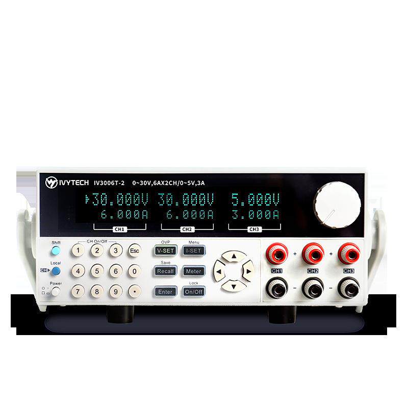 艾维泰科三路可编程线性直流电源IV3006TE-2稳压解析度高10mV1mA