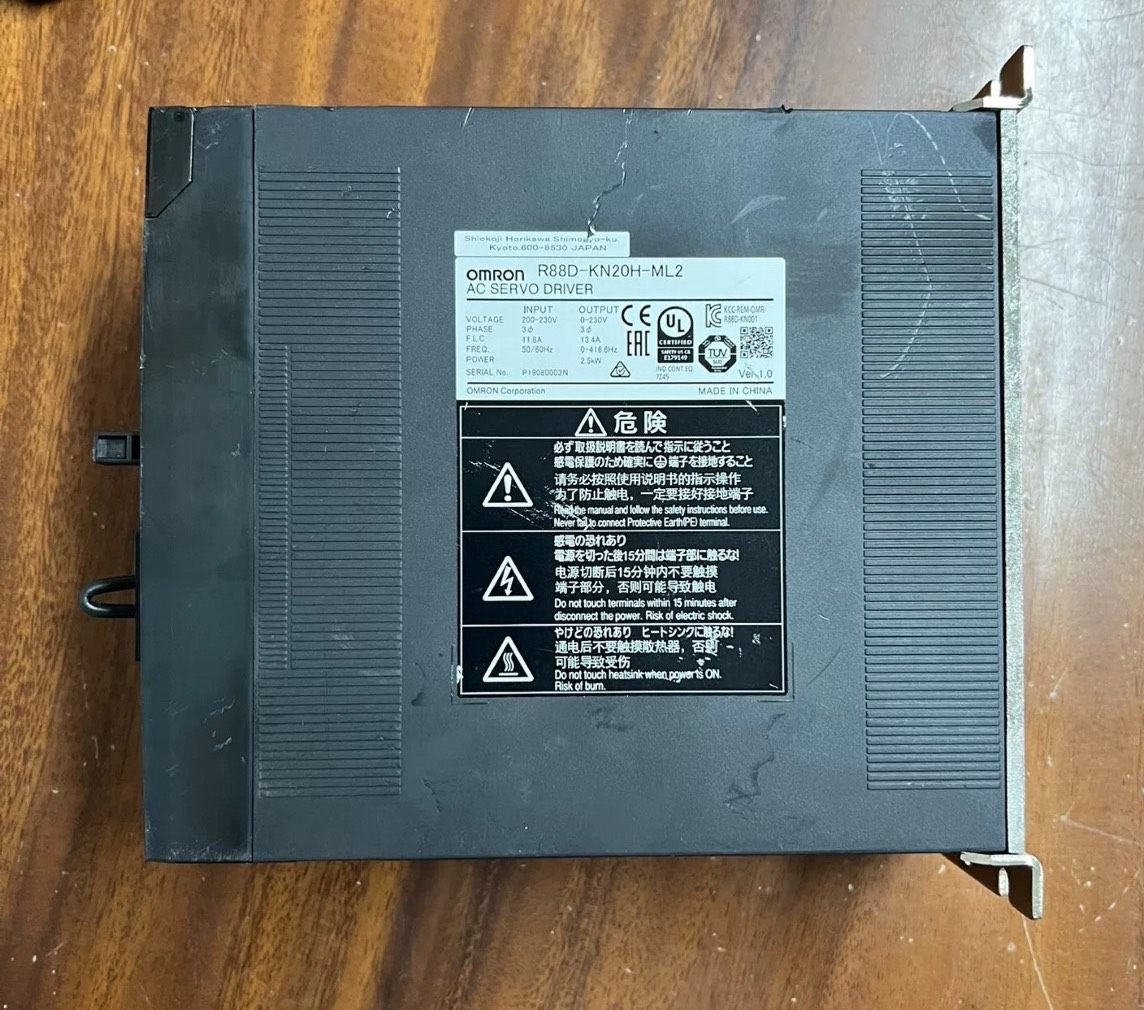 R88D-KN20H-ML2 欧姆龙2kw伺服驱动器