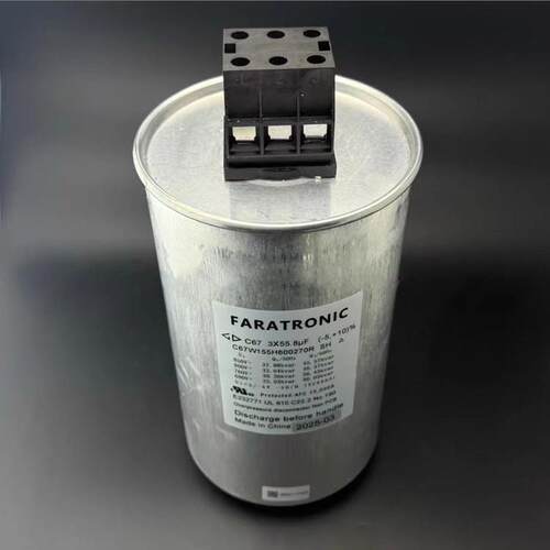 法拉C67W155H600270R3*55.8UF850VAC136*230mm薄膜电容器