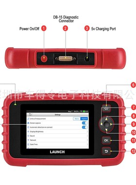 LaunchCRP123XScannerEngineTransmissionABSSRS4system