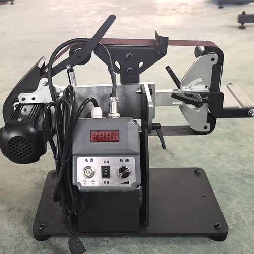 家用砂带机全自动电动抛光机磨刀神器台式砂纸打磨机