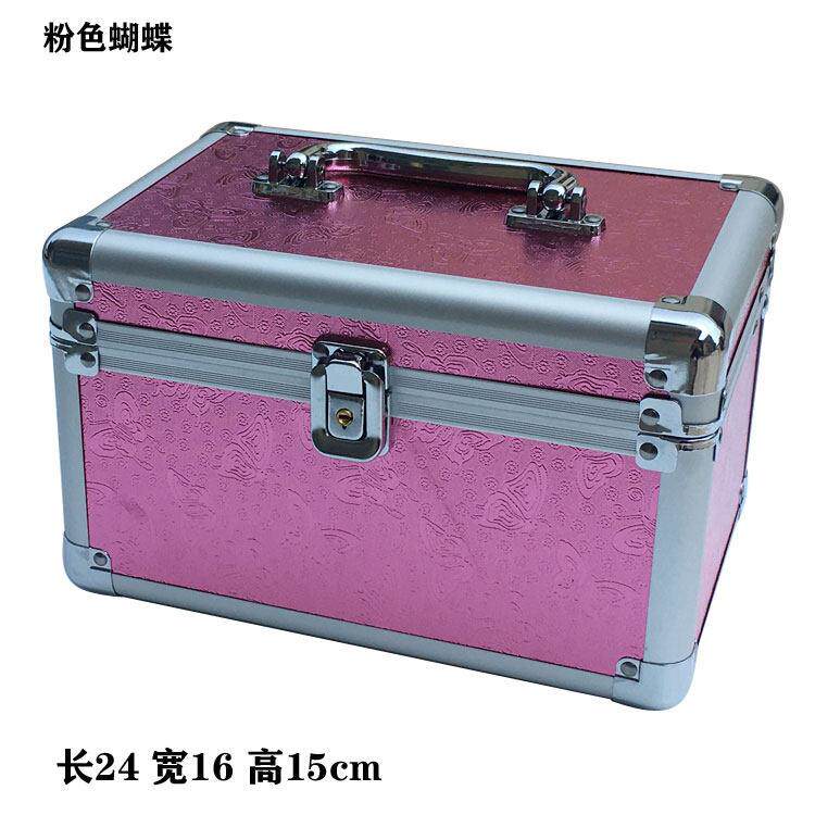 铝合金箱化妆箱美甲工具箱足浴采耳箱子足疗技师手提箱收纳箱包邮