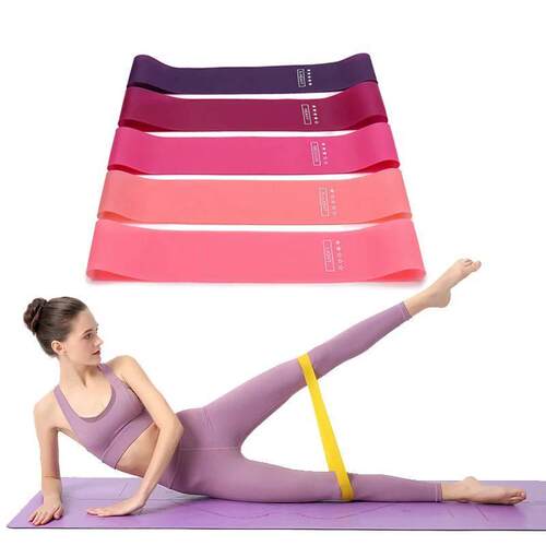 Portable Fitness Workout Equipment Rubber Resistance Bands Y