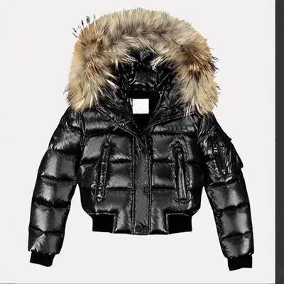 Destina Black Puffer Jacket, Lightweight Comfortable for