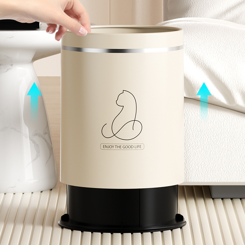 垃圾桶卫生间吸附客房无盖垃圾桶