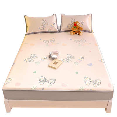 冰丝凉席床笠定制尺寸135X200X220儿童榻榻米薄垫专用150X190X120