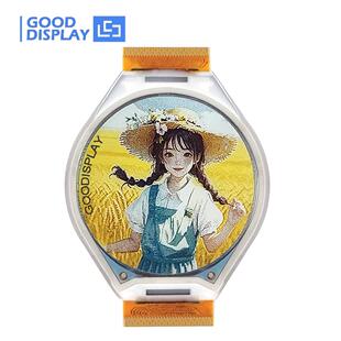 1.69寸圆形EInk墨水屏彩色超薄电子纸显示屏 高分辨率GDEH0169E01