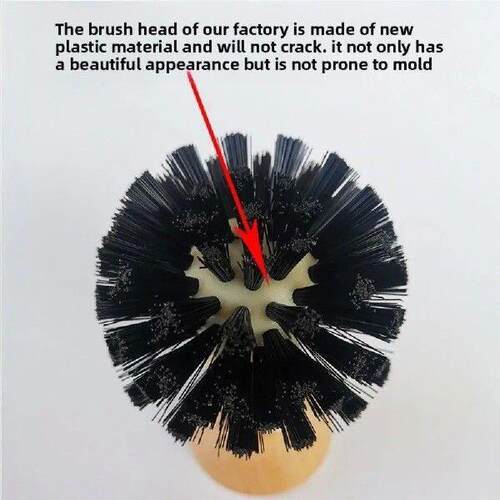 PP Espresso Portafilter Cleaning Brush Wooden Handle for