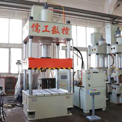 200吨锈型钢锅拉伸MSV成四柱压机 200不T太阳能液端盖冲压成型油