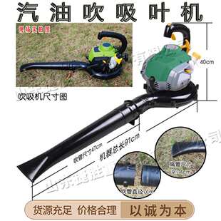 小型草坪碎叶清理机市政道路垃圾清扫机手提汽油式果园吸叶机