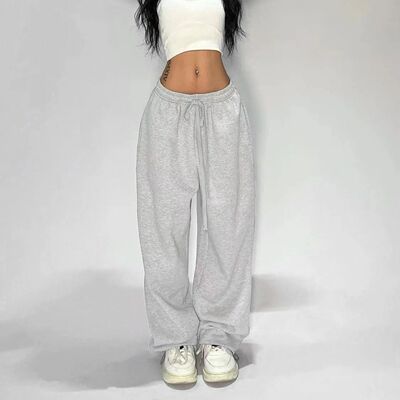 Loose Fit Jogger Pants with Pocketsable Bottoms Fall/Winter