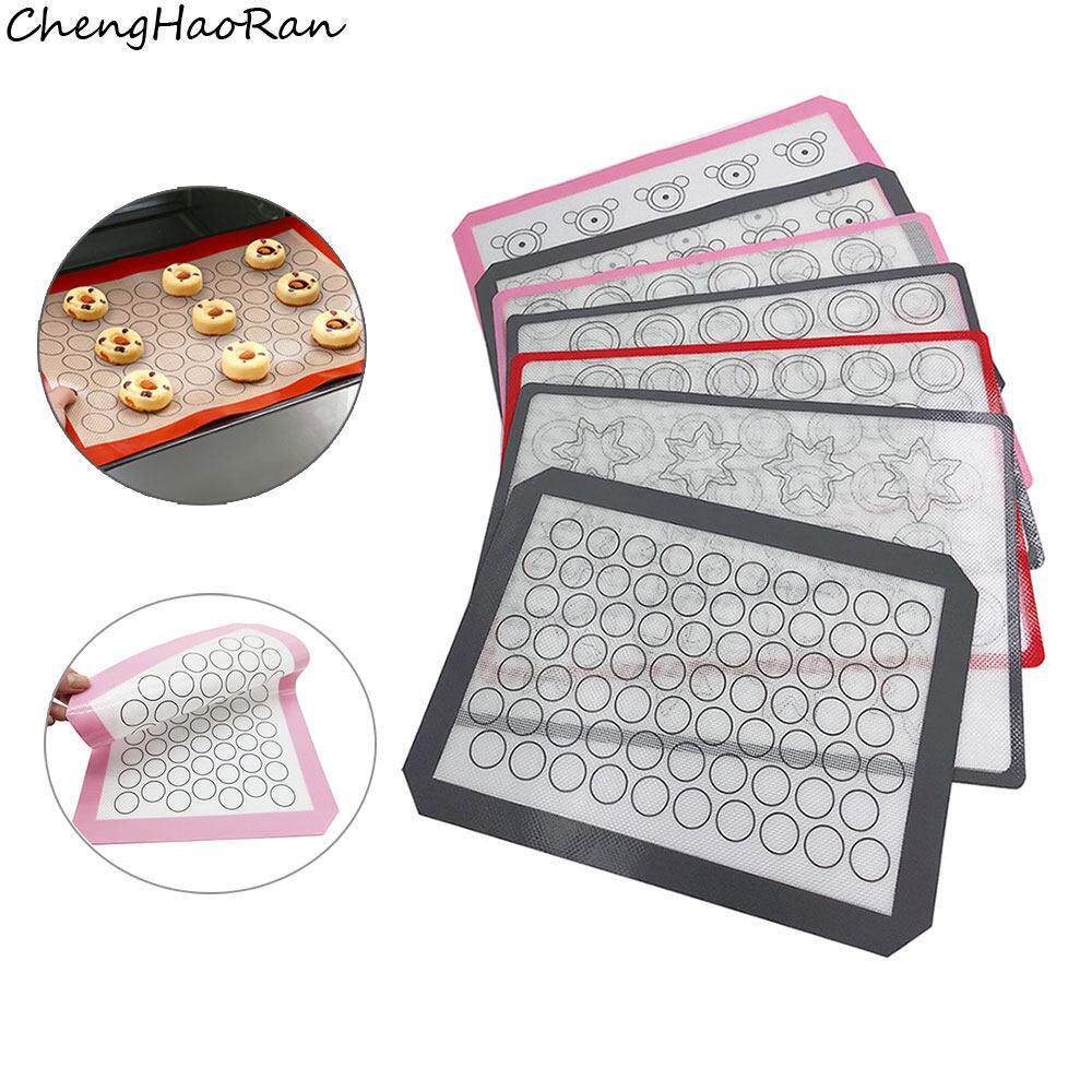 硅胶烘培垫饼干马卡龙曲奇烤箱垫玻纤烤垫不粘粉多功能蛋糕烤盘垫