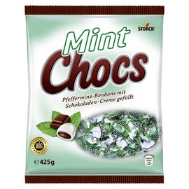 德国Mint Chocs Schokoladencreme 巧克力夹心薄荷糖