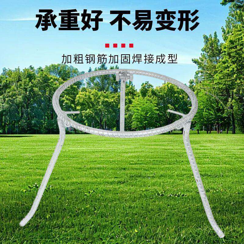 可折叠三脚架专用柴火炉烧火锅圈三角锅架老式户外圆支架厨房置物