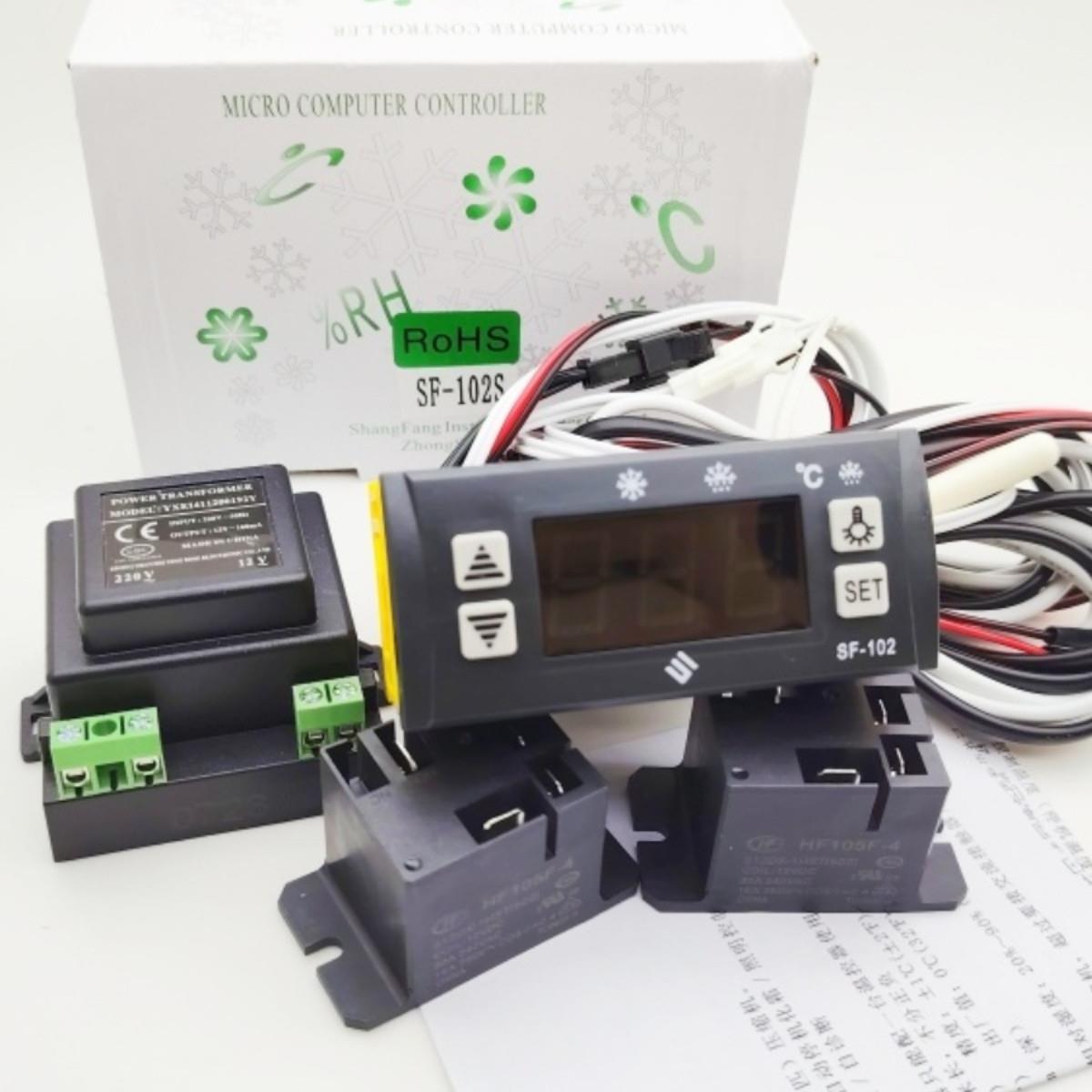 中山尚方SF-102S温控器电子温度控器冰柜冰箱冷柜展示柜温控仪