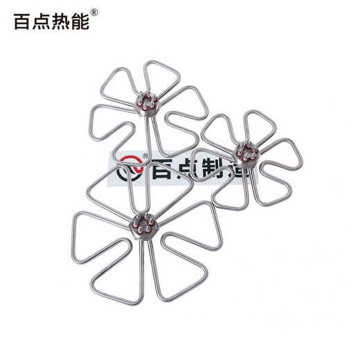 厂家供应不锈钢梅花形DN40加热管电热管汤桶粉锅烧水发热管