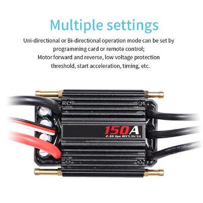 ESC Speed Controller Support 2-6S Lipo BEC 5.5V/5A