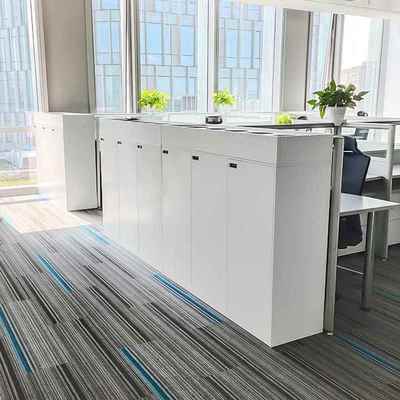 铁皮文件柜办公室隔断矮柜带锁桌边边柜档案资料储物落地收纳柜