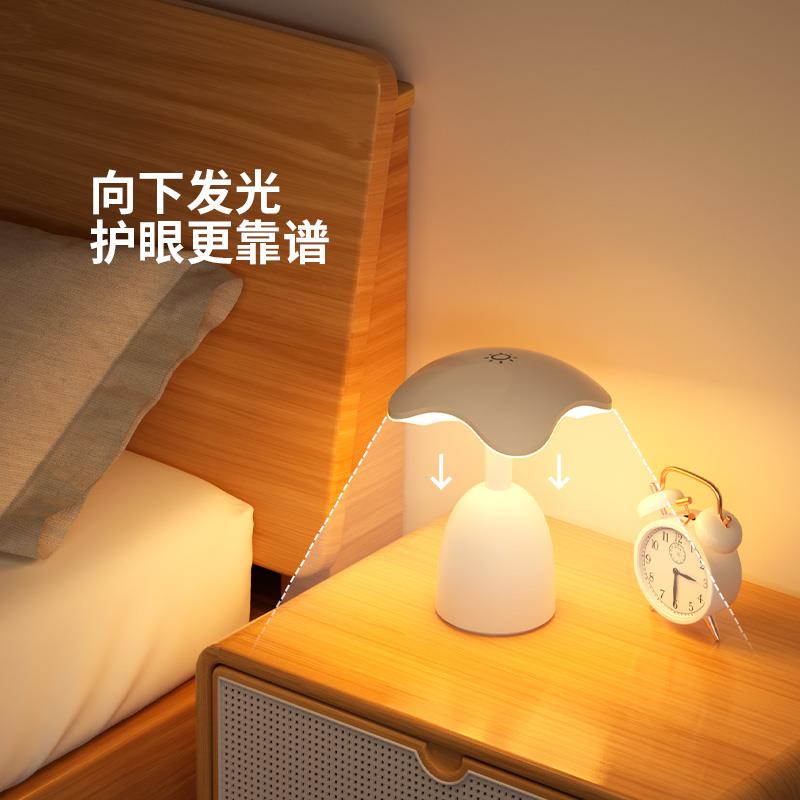 充电夜灯床头卧小室睡眠遥控小灯用婴儿喂奶护眼821柔家光夜台间