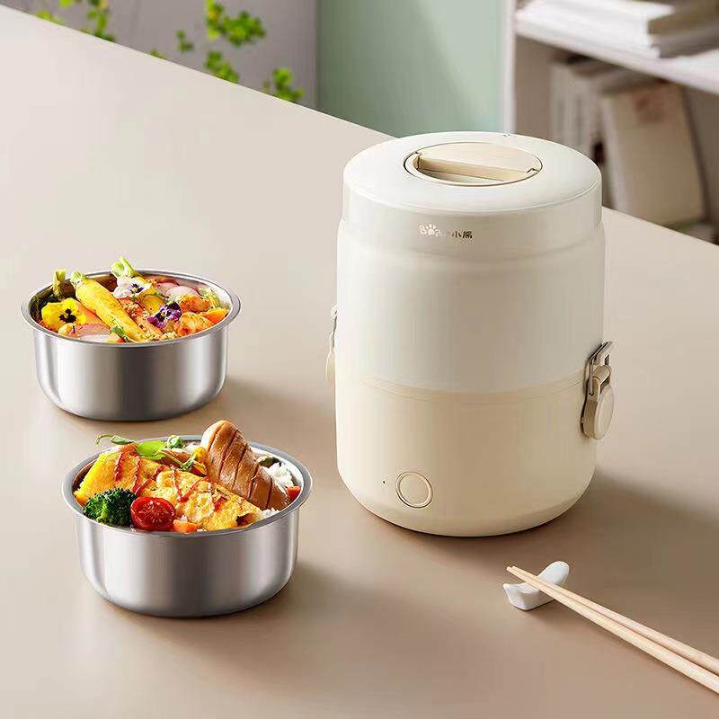 Bear/小熊电热饭盒加热饭盒 双层热饭不锈钢内胆保温DFH-C15G5