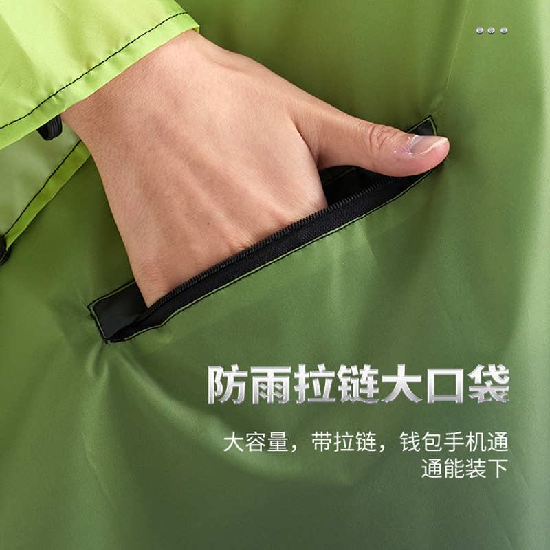 摩托雨衣户外骑行徒步登山露运动斗篷雨衣涤塔夫营连帽雨披