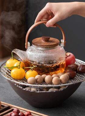 围炉煮烤茶茶烤小红薯日式电陶炉子内家22js1103用茶茶壶煮茶器室