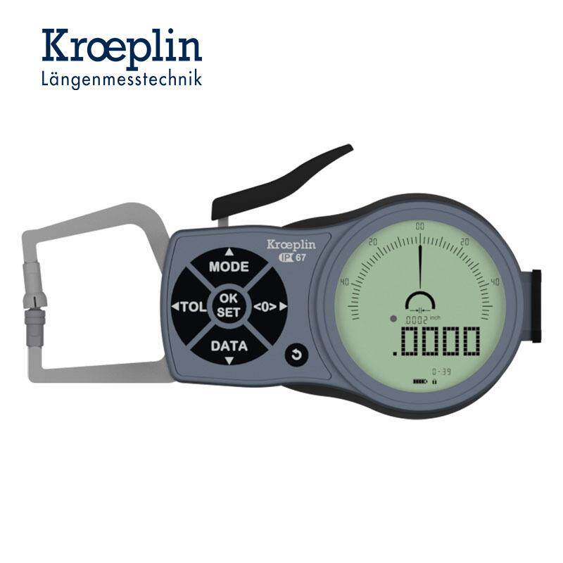 KROEPLIN数显式泡沫材料和金属箔片测量卡规K110T