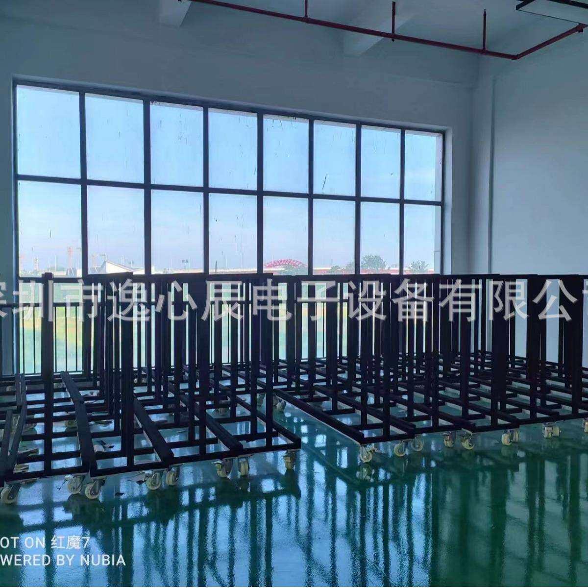 江西显示屏装配工装板输送流水线倍数链积放式滚筒线3D建模