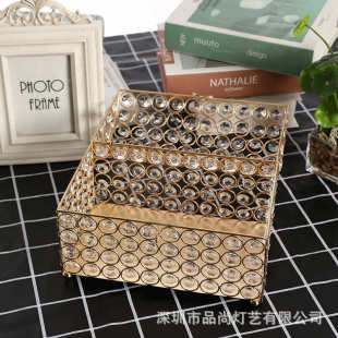 婚礼装 轻奢欧式 家居收纳摆件 创意水晶 饰布置工艺品 珍珠百宝箱