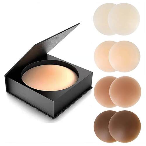 Silicone Nipple Pads Reusable Self Adhesive Breast Cover