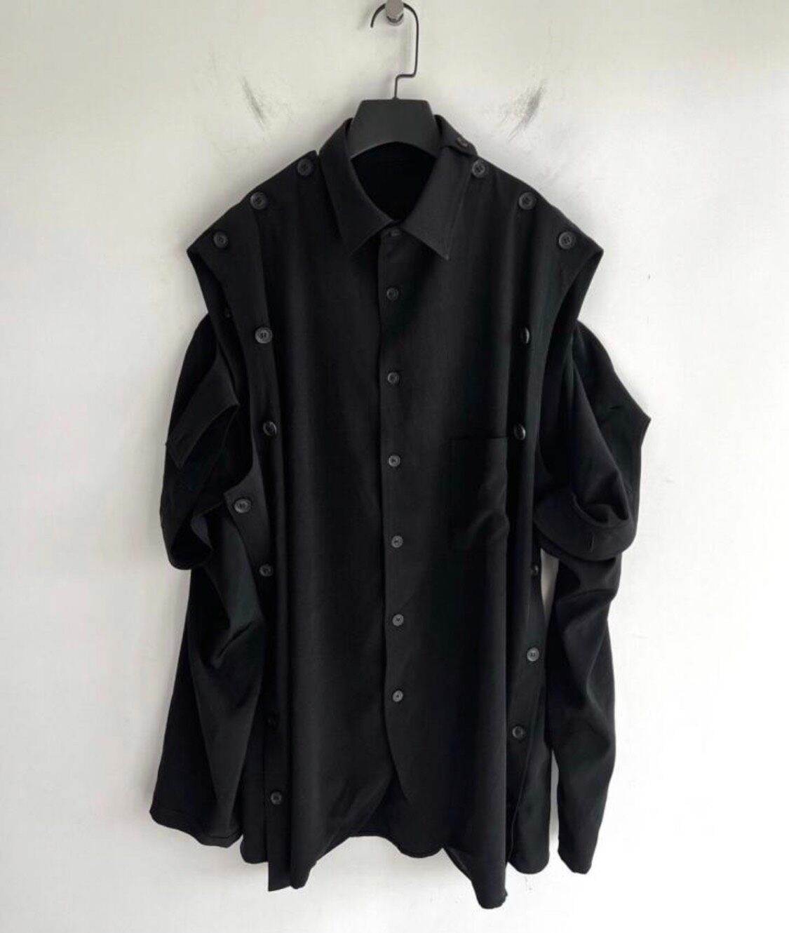 Yohji Yamamoto 21SS Multi-Structure Garment — back