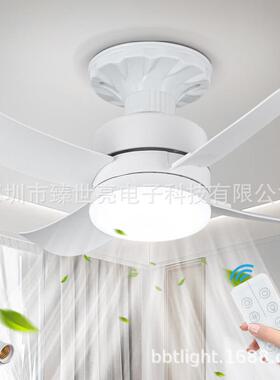 热销小可型螺口风卸LFSD-A00扇灯阳扇台吸顶可调光调色静音叶拆风