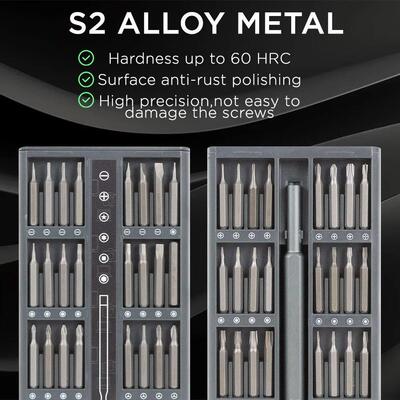 25/63 in 1 Magnetic Precision Screwdriver Set Mini Tools Kit