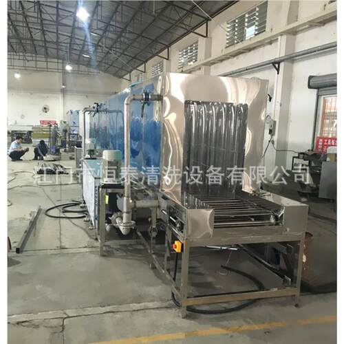 南不锈钢啤酒湖桶酸钝化机啤酒洗桶全 自动696清洗烘干线