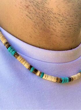 Mens Beaded necklace Necklace African Necklace Surfer
