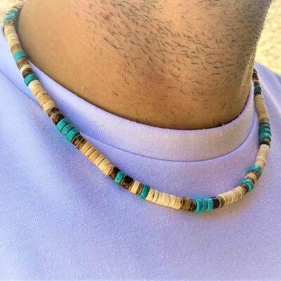 Mens Beaded necklace Necklace African Necklace Surfer