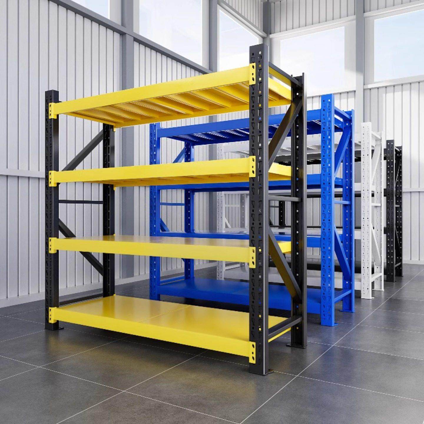 仓储货架置物架多层仓库货物架快递超市家用收纳储物架重型铁架子,商业/办公家具,置物架/陈列架/储物架/展示架,淘宝优惠券,粉丝福利购,淘宝优惠卷