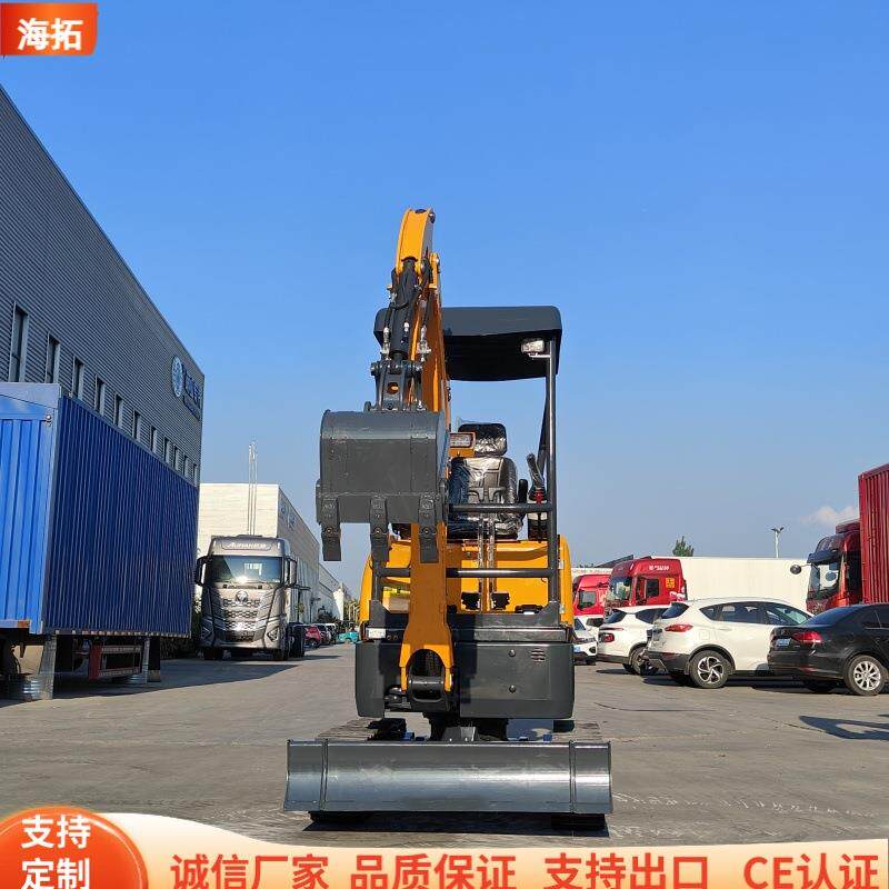 出口加拿大HT22型2200KG小型挖机 家用挖土机 履带式钩机带破碎锤