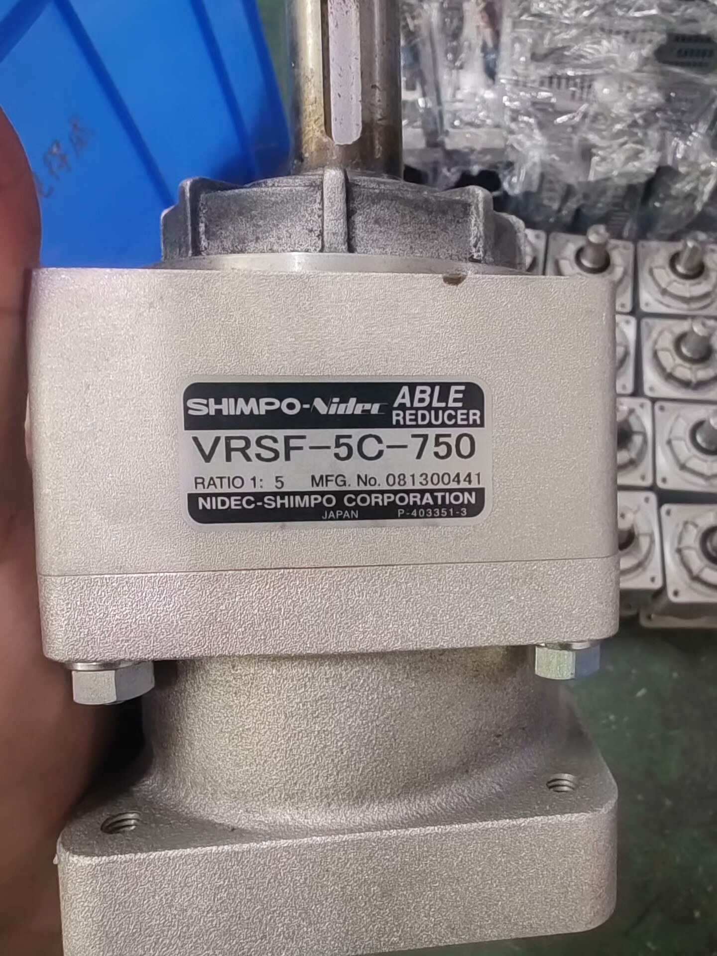 日本新宝SHIMPO减速机VRSF-5C-750，速比1:5