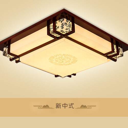 中式LED吸顶灯复古客厅灯具吊灯简约现代厨房书房阳台房间卧室灯