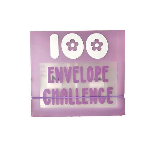 100 Envelope Cash Stuffing Savings Challenge 信封节省挑战