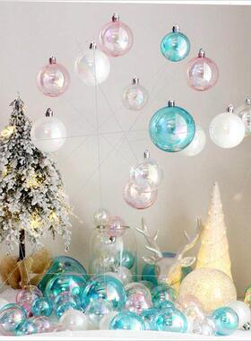 Transparent ball Christmas tree ornament cake plugin圣诞装饰