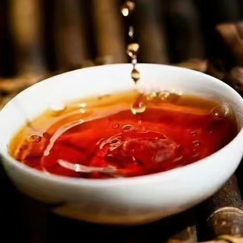 2008年金牙的宮廷普洱（熟茶）357克 普洱茶 BUASHOP普洱老茶