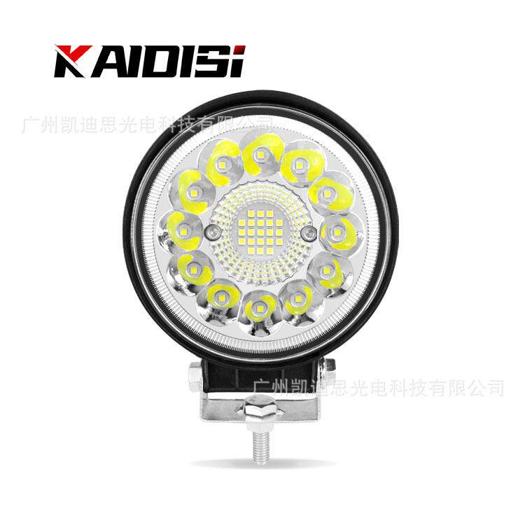 大视野4英寸99W LED工作灯 大功率汽车改装灯货车前灯圆形射灯